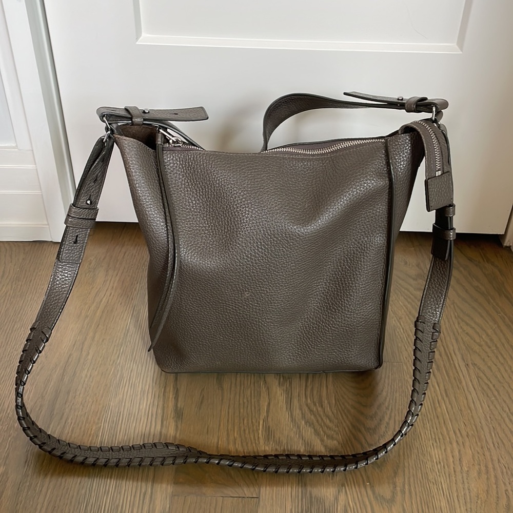 All Saints Kita Leather Crossbody Bag - Good Condition - Picture 6 of 7
